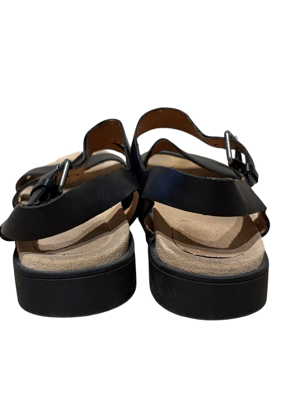 Madewell Addie Strappy Black Sandals Size 8 - Picture 4 of 7